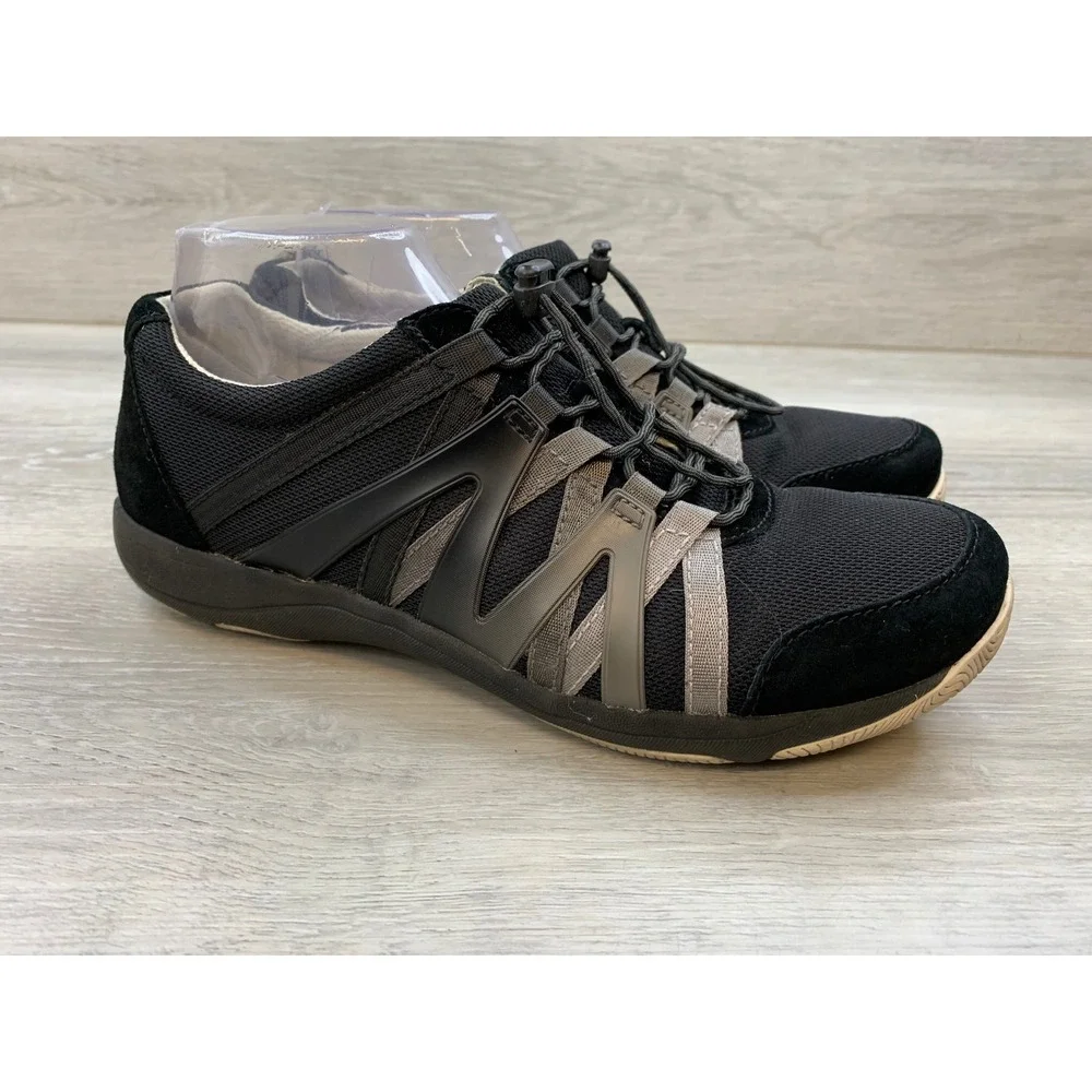 Dansko Paisley Women's Sneakers Black Mesh Waterproof Walking 9.5 Comfort Shoes